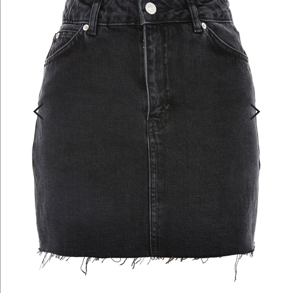 Topshop MOTO denim mini skirt